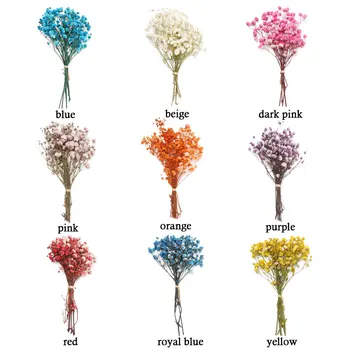 Mini Dekoratívne Sušené Kvety Babysbreath Kvety Kytice Prírodné Rastliny zachovať Kvetinový Svadobné Domáce Dekorácie
