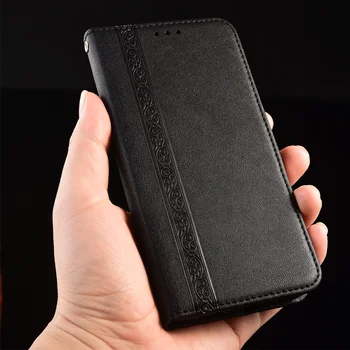 Luxusné Flip Book Kožené puzdro pre Samsung Galaxy A01 A02s A2 A3 A5 A6 Peňaženky Telefón Kryt Tašky