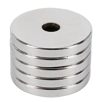 5 ks N52 Neodýmu Magnet Krúžok 20x3mm S 4 mm Otvor Malé Okrúhle Super Silné Silné Magnetické Magnety Pre Plavidlá, Gálium, Kovové R