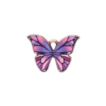 WFFNNKC 10-20Pcs Flatback Živice Motýlie remeselníkov DIY Náušnice, Náhrdelník Prívesok Strán Tlač Dekorácie Materiálov