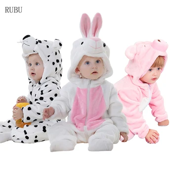Zimné Detské Oblečenie Panda Novorodenca Oblečenie, Baby, Dievčatá, Chlapcov Romper Dojčenské Oblečenie Jumpsuit Batole Detské Súpravy Steh Pyžamá