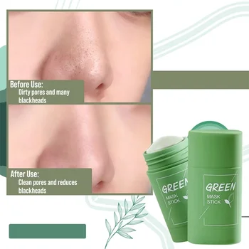 Čistenie Tváre, Maska Krásy Pokožky Zelený Čaj Čistí Tvár Masku Stick Čistí Póry Nečistoty Hydratačné Hydratačný Zubov Starostlivosť O Tvár Nástroje
