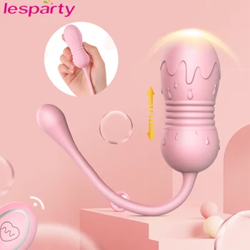 Nohavičky Bezdrôtové Diaľkové Ovládanie, Teleskopická Vibrátor Vibračné Vajíčka Nositeľné Gule Vibrátor Klitorisu Masér sexuálnu hračku pre Ženy