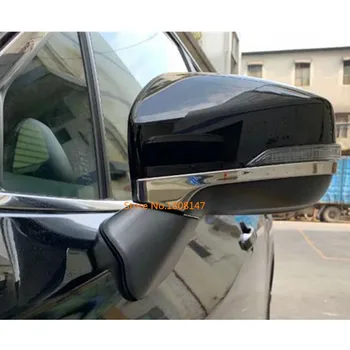 Pre Subaru Forester 2018 2019 2020 2021 ABS Chrome Späť Spätné Spätné Bočné Zrkadlo Pásy Cover Stick Výbava Panel Lampa 2 ks
