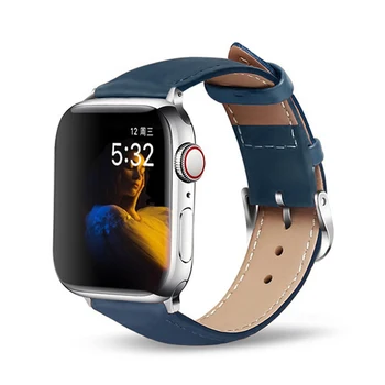Popruh pre Apple hodinky kapela 44 mm 40 mm watchband apple hodinky 6 5 4 3 2 klasický kožený náramok pás iWatch 42mm 38 mm Príslušenstvo