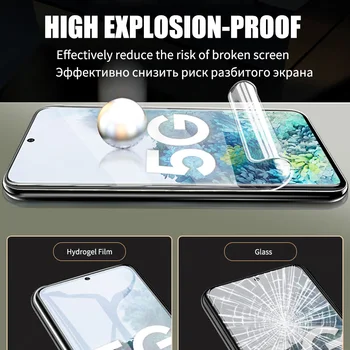 Displej Hydrogel Fólia pre Samsung Galaxy S20 FE Poznámka 20 Ultra Sumsung Note20 S20 Ultra /S21 Ultra 5G Fotoaparát Protector