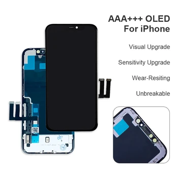 AAAA+Pre iPhone 5S 6 6 7 8 Plus LCD Displej S 3D Dotykový Displej Montáž Náhradných Pre iPhone X XR XS Max OLED Pravda Tón