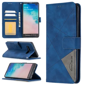 Peňaženka Flip puzdro Pre Samsung Galaxy S, 10 s rezacím zariadením S10 Plus Kryt sFor Samsung S10Plus S10e Prípade Magnetické Kožené Tašky Telefón