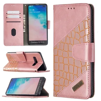 Peňaženka Flip puzdro Pre Samsung Galaxy S, 10 s rezacím zariadením S10 Plus Kryt sFor Samsung S10Plus S10e Prípade Magnetické Kožené Tašky Telefón