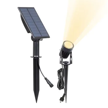 Thrisdar Solárne Pozornosti Nastaviteľné IP65 Vodeodolný Solárne LED osvetlenie Vonkajšie Osvetlenie Krajiny Dvore, Záhradný Trávnik Lampa