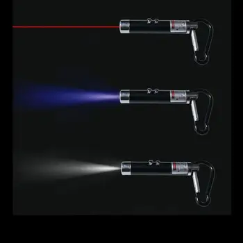 Mini Karabína Osvetlenie Multi-Funkčná Baterka Lezenie, Horské Pracky Pochodeň/Peniaze Detektor/Laserové Svetlo 3 V 1