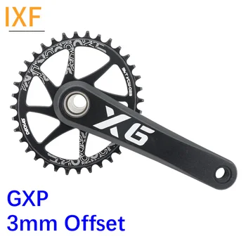 IXF GXP kuky MTB Bicykel Hliníkový 3 mm offset gxp prevodníku kolo, oválne pre Sram pákou Direct Mount X9 X0 XX1 X01 DUB 170 175 X6