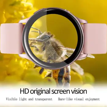 Screen Protector Samsung galaxy Sledovať Aktívny 2 44 mm 40 mm HD 3D Transparentné Mäkké Film Sklo smart hodinky vodotesné Vaky