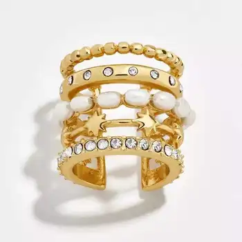2020 Módne Zlatý Široký Náušnice Žena v tvare C Náušnice Imitácia Crystal Pearl Náušnice Ženské Šperky, Darčeky