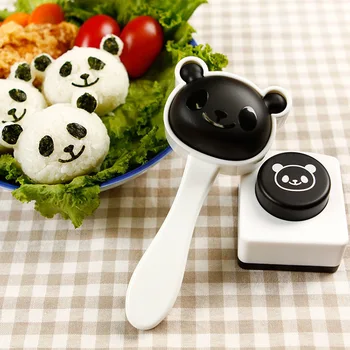 DIY Panda Sushi Formy Onigiri Ryža Loptu Potravín Stlačte Trojuholníkové Sushi Maker Formy Sushi Auta Japonskej Kuchyne Bento Príslušenstvo