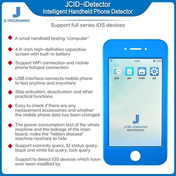 JCID Inteligentné Mobilné IDetector Pre Celý Rad IOS Zariadenia Detekcie
