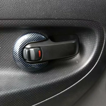 Pre Nissan NV200 2010-2018 Uhlíkových Vlákien ABS Dvere Auta Interiéru Rukoväť Miska Chránič Kryt Výbava Príslušenstvo
