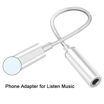 Slúchadlá Adaptér Pre iPhone 7 8 11 X XR AUX Slúchadlá Adaptador na IOS 14 11 12 13 3,5 mm Jack Samica Samec Nabíjačky Adaptéry