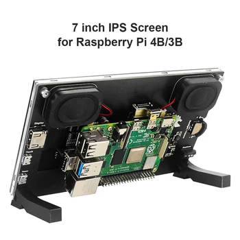 7 palcový IPS Dotykový Displej Modul Auta 1024x600 Kompatibilný s HDMI Monitor Rady pre Raspberry Pi 4B/3B Náhradné