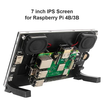 7 palcový IPS Dotykový Displej Modul Auta 1024x600 Kompatibilný s HDMI Monitor Rady pre Raspberry Pi 4B/3B Náhradné