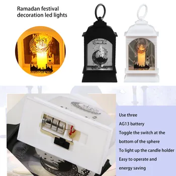 Nový Vietor Svetlá Ramadánu Svietidlo LED Dekorácia na Domácej Scéne Dovolenku Darčeky Remeslá Ozdoby Islam Moslimskej Strany EID Mubarak