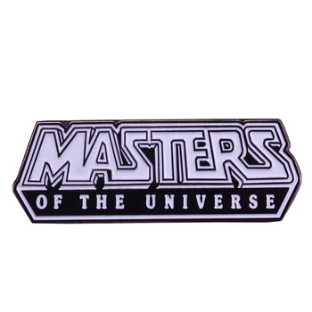 Majster Vesmíru On-man Odznak Skeletor Darebák Hrad Grayskull Smalt Pin Retro 80s Cartoon Brošňa Fanúšikov Veľkú Zbierku