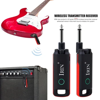 IRIN Bezdrôtový Gitara Systém vstavaná 99 Kanály Bezdrôtové Gitara Vysielač, Prijímač pre Elektrické Gitary, Basy