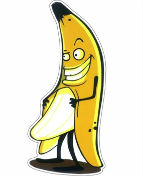 Zlo Banán sex zábavné Samolepky naughty cartoon Tool Box Nárazníka Windows Auto Nálepky Vinyl Odtlačkový