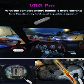 VRG Pro 3D VR Okuliare Virtuálnej Reality na celú Obrazovku Visual širokouhlý VR Okuliare Pre 5 Až 7 Palcový Smartphone Zariadenia Dropshipping
