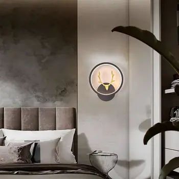 Moderný minimalistický spálňa nočné led nástenné svietidlo Tvorivé osobnosti v pozadí nástenné svietidlo Nordic chodby, obývacej izby nástenné svietidlo