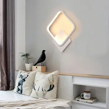 Moderný minimalistický spálňa nočné led nástenné svietidlo Tvorivé osobnosti v pozadí nástenné svietidlo Nordic chodby, obývacej izby nástenné svietidlo