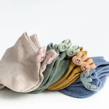 Nové Candy Farby, Kreatívne Roztomilý Kreslený Loď Ponožky Módne Bavlna Priedušné Ponožky Letné