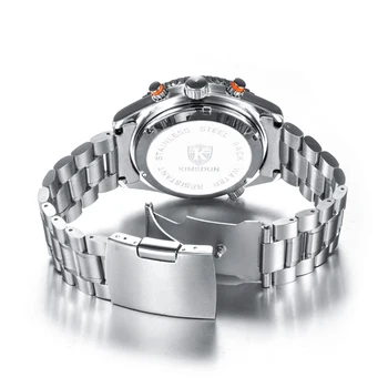 KIMSDUN Módne, Luxusné Značky Multifunkčné Športové Hodinky Mužov Nepremokavé Quartz Kožené Náramkové hodinky