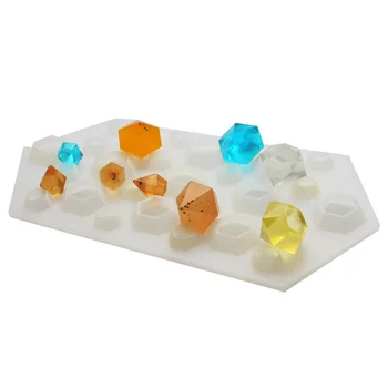Kryštál Diamantu Ice cube Silikónové Formy DIY Epoxidové Živice Formy Prívesok Dekorácie Plesne Šperky Čo Prívesok Plavidlá DIY Nástroj