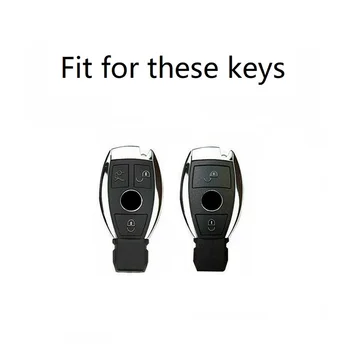Originálne Kožené kľúča Vozidla Prípade Kľúčových Kryt Pre Mercedes benz B R G Triedy GLK GLA w204 W251 W463 W176 smart key