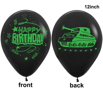 Armáda balón Nádrž Balóny Happy Birthday Balón Kamufláž balóny Camo Strana navrhne Armády Dekorácie Balóny Vojenské Deti