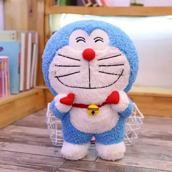 45/60 cm Hot Anime Stand by Mi Doraemon Plyšové Hračky Mäkké Roztomilé Mačky Bábiky Vysokej Kvality plyšáka Vankúš pre Deti, Dievčatá Dary