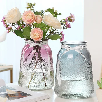 Nové 2021 Váza, Obývacia Izba, Sušené Kvety, Sklo Transparentné Rastlín Váza Svadobné Dekor Vrchol Tabuľky Ozdoby Transparentné Vázy