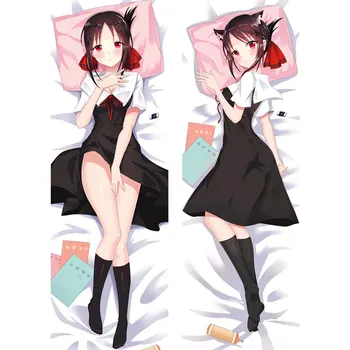 Anime Kaguya Sama: Láska Je Vojny Vankúš Fujiwara Chika Dakimakura Prípade 3D obojstranné posteľné prádlo Objímanie Telo obliečka na Vankúš Dary