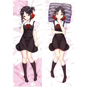 Anime Kaguya Sama: Láska Je Vojny Vankúš Fujiwara Chika Dakimakura Prípade 3D obojstranné posteľné prádlo Objímanie Telo obliečka na Vankúš Dary