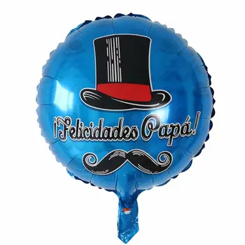 10pcs 18-palcové španielsky Šťastný Deň otcov Balóny Feliz Dia Super Papa Hélium Vzduchu Globos Otec, Matka, Dekorácie, Darčeky