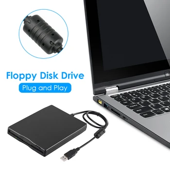3,5 palcový USB Mobile Disketovej Jednotky 1.44 MB 2HD Externú Disketovú FDD USB2.0 Disketová Jednotka Podpora DOS boot pre Notebook Notebook