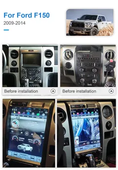 Tesla Obrazovke Android, 9 Multimediálny Prehrávač Videa Pre Ford F150 2009 2010 2011 2012 2013 GPS Navi Rádio Audio Stereo Hlava Jednotky