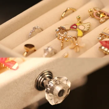 Transparentné Akrylátové Šperky Úložný Box Prípade Šperky Organizátor Pre Žien Náhrdelník Krúžok Displeja, Stojan Bielizníka Prachotesný Rack