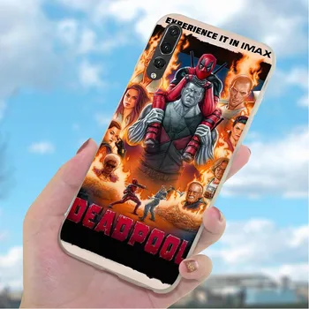 Telefón Kryt na Huawei Mate 10 Lite Prípade 20 P8 P20 Pro P9 P10 Mini S Smart Deadpool