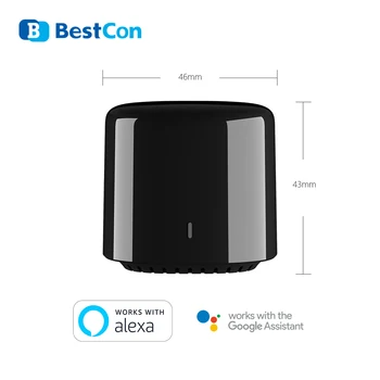 Con BroadLink RM4C mini WI-Fi Univerzálne Diaľkové pracuje s Google Domov, Alexa