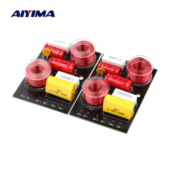 AIYIMA 2KS 200W 2 Spôsoby, ako si Audio Reproduktorov Stĺpec Crossover Výšok, Basov Altavoz Filter Vysoká Nízka Frekvencia Delič pre 4-6.5 Palcový Horn