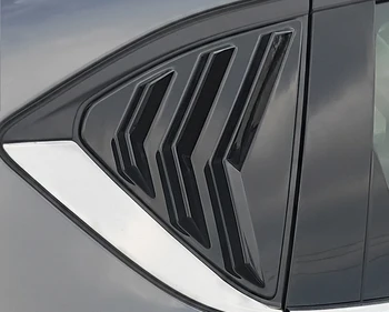 Vhodné pre Mazda CX-5 CX5 KF 2017-2020 Auto Príslušenstvo, ABS Lesklé Čierne Zadné Okná Žalúzie Uzávierky Kryt Výbava 2ks