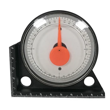 Merací Prístroj S Vysokou Presnosťou Multifunkčné Inclinometer Tilt Úrovni Pravítko Mini Magnetické Uhol Meter Ukazovateľ Uhlomeru