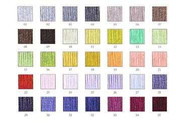 Nové bavlna CXC 10 kusov cross stitch vlákna cross stitch vyšívacie nite Zákazník vybrať štýly vlákna, farby, 13